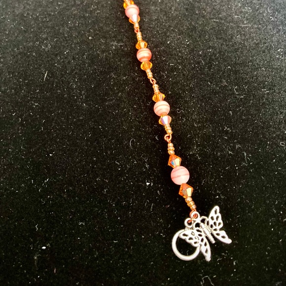 Orange Butterfly Bracelet - Picture 1 of 2